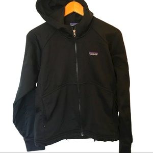 Patagonia Black Fleece lined Hoodie Medium